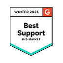 G2 - Best Support, Mid-Market - Winter 2026